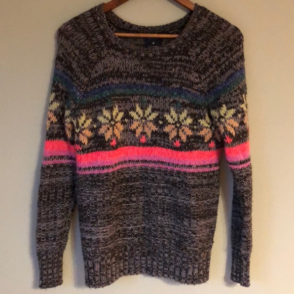 American Eagle Outfitters Sweaters - American Eagle Outfitters Festive Sweater